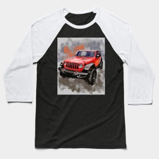 Jeep Wrangler Baseball T-Shirt